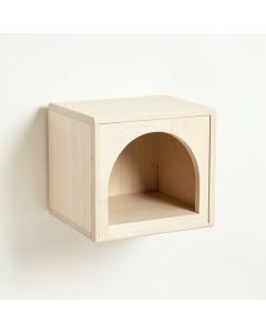 Aspen Dale Wall-Mounted Cat Perch - Ivory (synthetic illustration; no displayed measurements)