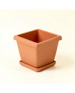 Alder Crossing Empty Planter - Terracotta (synthetic illustration; no displayed measurements)