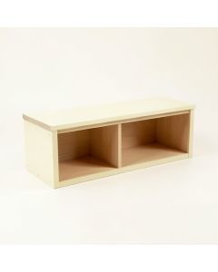 Wren Bridge Shoe Storage Bench - Cream (synthetic illustration; no displayed measurements)