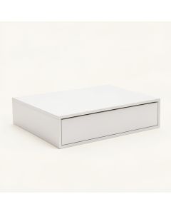 Glen Crest Desktop Monitor Riser - White (synthetic illustration; no displayed measurements)
