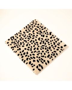 Penley Animal Print Tufted Wool Beige/Black Area Rug (synthetic illustration; no displayed measurements)