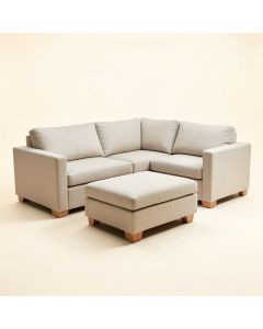 Montz 81 '' Wide Linen Reversible Modular Sofa & Chaise With Ottoman (synthetic illustration; no displayed measurements)