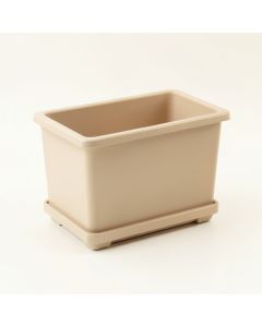 Hazel Crest Empty Raised Planter - Beige (synthetic illustration; no displayed measurements)