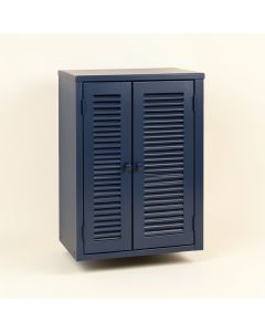 Meadow Arc Wall-Mounted Laundry Cabinet (synthetic illustration; no displayed measurements)