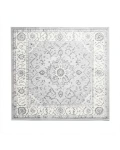 Sandridge Bohemian Gray/White Area Rug (synthetic illustration; no displayed measurements)