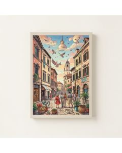 Dolce Vita Rome 3 Street Art Iv By Philippe Hugonnard - Wrapped Canvas Graphic Art Print (synthetic illustration; no displayed measurements)