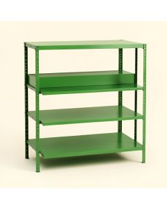 Fern Bridge Empty Seed-Starting Shelving Unit Without Lights - Green (synthetic illustration; no displayed measurements)