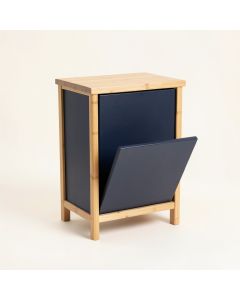 Elm Arc Freestanding Pull-Out Hamper Cabinet (synthetic illustration; no displayed measurements)