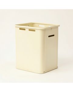 Summit Bridge Closed Garden Compost Bin - Cream (synthetic illustration; no displayed measurements)