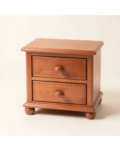 Dune Bridge Nightstand - Terracotta (synthetic illustration; no displayed measurements)