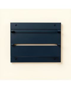 Ash Crest Empty Wall-Mounted Tool Organizer Panel - Navy (synthetic illustration; no displayed measurements)