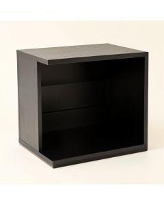 Stone Bluff Empty Mug-Storage Cabinet Insert - Black (synthetic illustration; no displayed measurements)