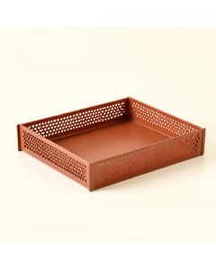 Summit Bridge Empty Under-Desk Cable Tray - Terracotta (synthetic illustration; no displayed measurements)