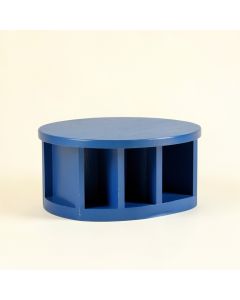 Linden Bridge Shoe Storage Bench - Blue (synthetic illustration; no displayed measurements)
