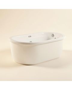 Soho 60 '' X 29 '' Freestanding Soaking Bathtub (synthetic illustration; no displayed measurements)