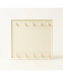 Spruce Bluff Empty Wall-Mounted Tool Organizer Panel - Cream (synthetic illustration; no displayed measurements)
