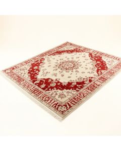 Totterdown Power Loom Ivory/Red Rug (synthetic illustration; no displayed measurements)