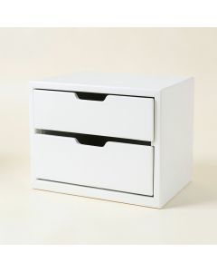 Laurel Crossing Small-Parts Storage Drawer Cabinet - White (synthetic illustration; no displayed measurements)