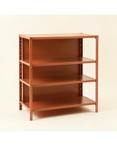 Clay Crest Empty Seed-Starting Shelving Unit Without Lights - Terracotta (synthetic illustration; no displayed measurements)