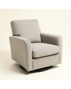 Glennhaven 30 '' Wide Polyester Swivel Down Cushion Armchair (synthetic illustration; no displayed measurements)