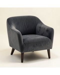 28.35 '' Wide Velvet Papasan Chair (synthetic illustration; no displayed measurements)