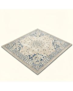 Katie Oriental Ivory / Blue Area Rug (synthetic illustration; no displayed measurements)