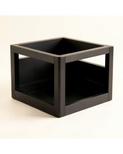 Elm Branch Empty Furniture-Style Pet Crate - Black (synthetic illustration; no displayed measurements)