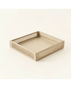 Spruce Edge Empty Under-Desk Cable Tray - Beige (synthetic illustration; no displayed measurements)