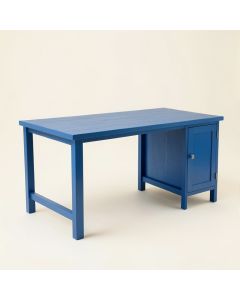 Dune Crest Empty Workshop Workbench - Blue (synthetic illustration; no displayed measurements)