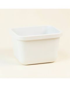 Stone Branch Empty Raised Planter - White (synthetic illustration; no displayed measurements)