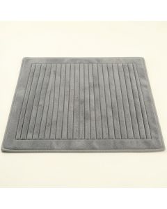 Field Bluff Bath Mat - Gray (synthetic illustration; no displayed measurements)