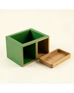 Rowan Bend Empty Coffee-Station Organizer - Green (synthetic illustration; no displayed measurements)