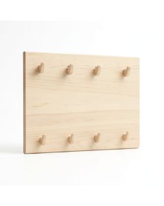 Shore Arc Empty Wall-Mounted Tool Organizer Panel - Beige (synthetic illustration; no displayed measurements)