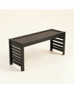Moss Crossing Narrow Outdoor Storage Bench - Black (synthetic illustration; no displayed measurements)