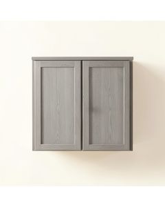 Clay Dell Wall-Mounted Laundry Cabinet - Gray (synthetic illustration; no displayed measurements)