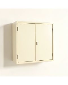 Willow Branch Wall-Mounted Entry Cabinet - Cream (synthetic illustration; no displayed measurements)