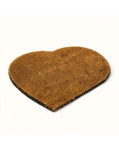 Abbeyville Heart-Shaped Paws Welcome Non-Slip Outdoor Door Mat (synthetic illustration; no displayed measurements)