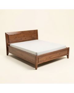 Devery Solid Wood Platform Bed (synthetic illustration; no displayed measurements)