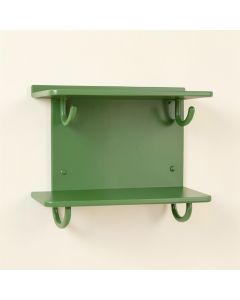 Cove Bridge Wall-Mounted Entryway Organizer Shelf - Green (synthetic illustration; no displayed measurements)