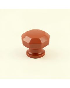 Moss Crest Cabinet Knob Without Packaging - Terracotta (synthetic illustration; no displayed measurements)