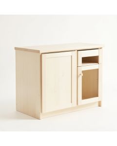 Linden Dell Freestanding Laundry Folding Counter - Ivory (synthetic illustration; no displayed measurements)