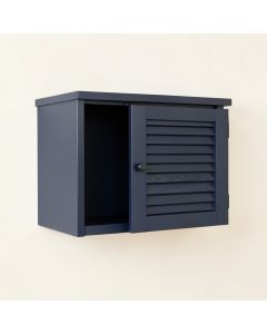 Meadow Arc Wall-Mounted Entry Cabinet (synthetic illustration; no displayed measurements)