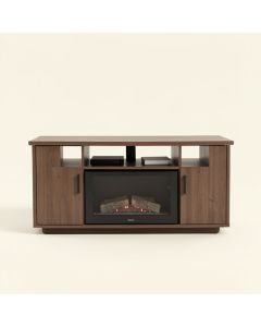 Elian Tv Stand For Tvs Up To 70 '' With Electic Fireplace Included (synthetic illustration; no displayed measurements)