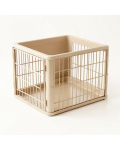 Pine Falls Empty Furniture-Style Pet Crate - Beige (synthetic illustration; no displayed measurements)