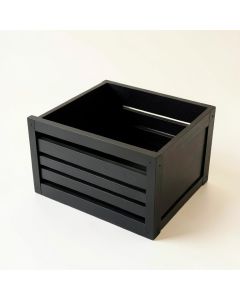 Moss Brook Empty Furniture-Style Litter Enclosure - Black (synthetic illustration; no displayed measurements)