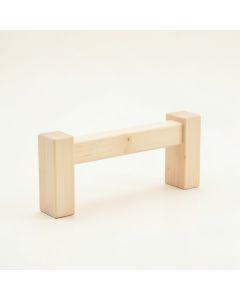 Bay Bridge Cabinet Handle Without Packaging - Ivory (synthetic illustration; no displayed measurements)