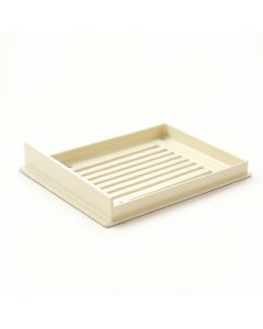 Aspen Branch Empty Under-Desk Cable Tray - Ivory (synthetic illustration; no displayed measurements)