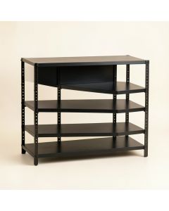 Laurel Bridge Desktop Shelving Unit - Black (synthetic illustration; no displayed measurements)