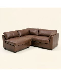 Armadale 106 '' Wide Faux Leather Right Hand Facing Sofa & Chaise (synthetic illustration; no displayed measurements)