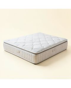 Savile Row 13.5 '' Plush Pillow Top Hybrid Mattress (synthetic illustration; no displayed measurements)